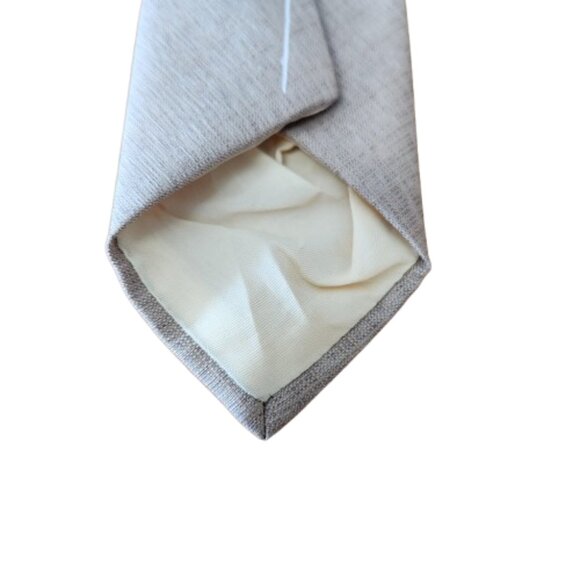 Vintage Don Loper Beverly Hills Necktie – Light Grey, 143cm x 7.5cm - Picture 2 of 7